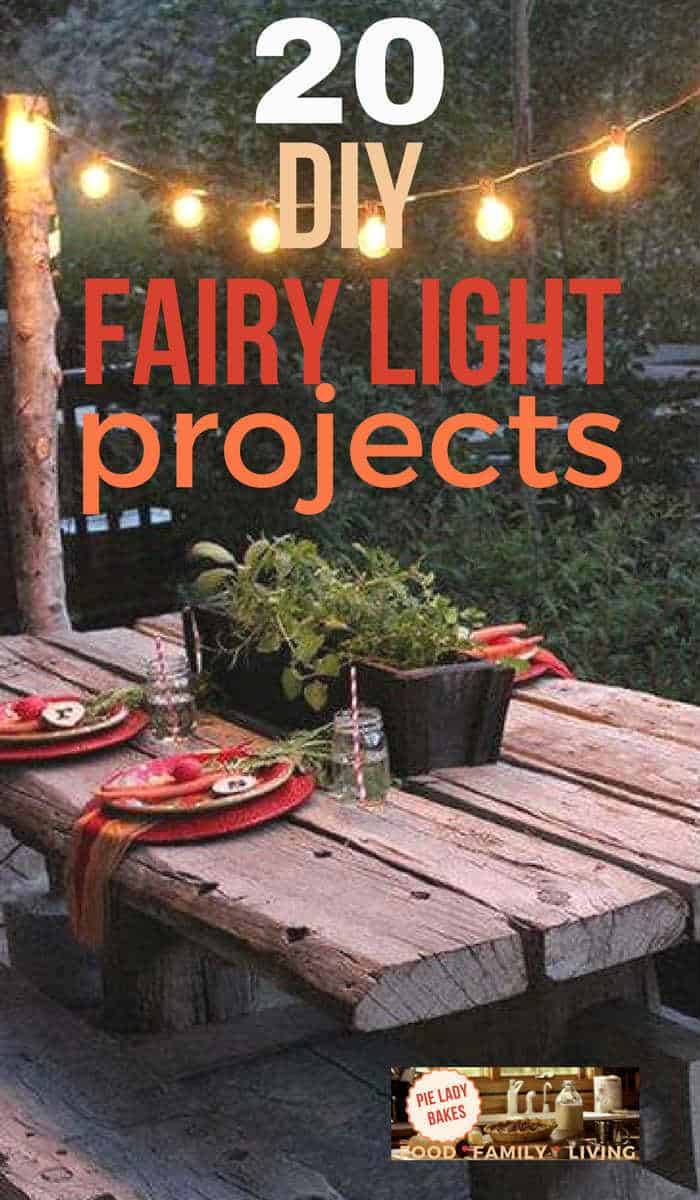 Create your own magic from these amazing DIY fairy light projects! One of the easiest DIY projects you can do on your own, fairy light projects are so popular! All you need are some outdoor string lights, accessories, and a little creativity.
